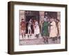 The Cavalcade Gave Three Tremendous Cheers-Cecil Aldin-Framed Giclee Print