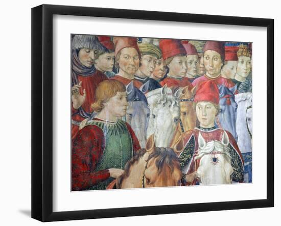 The Cavalcade of the Magi, 1459-Benozzo Gozzoli-Framed Giclee Print