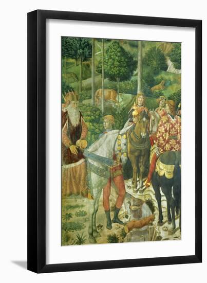 The Cavalcade of the Magi, 1459-Benozzo Gozzoli-Framed Giclee Print