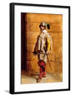 The Cavalier, Portrait of the Artist, 1872-Jean-Louis Ernest Meissonier-Framed Giclee Print