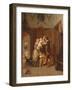 The Cavalier's Return, 1855-August Friedrich Siegert-Framed Giclee Print