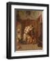 The Cavalier's Return, 1855-August Friedrich Siegert-Framed Giclee Print