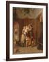 The Cavalier's Return, 1855-August Friedrich Siegert-Framed Giclee Print