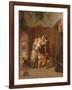 The Cavalier's Return, 1855-August Friedrich Siegert-Framed Giclee Print