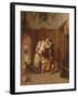 The Cavalier's Return, 1855-August Friedrich Siegert-Framed Giclee Print