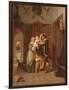 The Cavalier's Return, 1855-August Friedrich Siegert-Framed Giclee Print