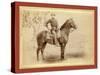 The Cavalier. the Young Soldier and His Horse on Duty [A]T Camp Cheyenne-John C. H. Grabill-Stretched Canvas