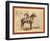 The Cavalier. the Young Soldier and His Horse on Duty [A]T Camp Cheyenne-John C. H. Grabill-Framed Giclee Print