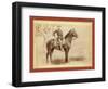 The Cavalier. the Young Soldier and His Horse on Duty [A]T Camp Cheyenne-John C. H. Grabill-Framed Giclee Print