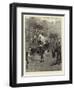 The Cavalry Manoeuvres-null-Framed Giclee Print