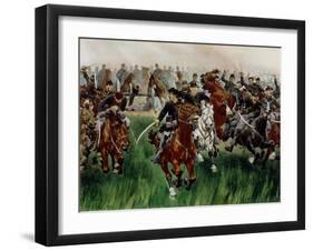 The Cavalry-W. T. Trego-Framed Giclee Print