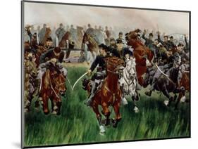 The Cavalry-W. T. Trego-Mounted Giclee Print