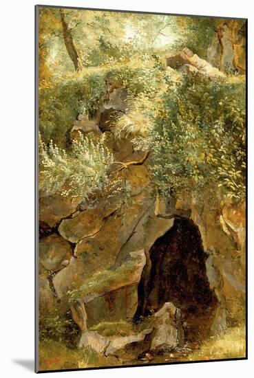 The Cave, 1828-30-Pierre Etienne Theodore Rousseau-Mounted Giclee Print