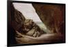 The Cave at Tintagel, 1903 (Oil on Board)-Edward John Poynter-Framed Giclee Print