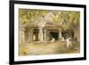 The Cave of Elephanta, from 'India Ancient and Modern', 1867 (Colour Litho)-William 'Crimea' Simpson-Framed Giclee Print