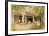 The Cave of Elephanta, from 'India Ancient and Modern', 1867 (Colour Litho)-William 'Crimea' Simpson-Framed Giclee Print