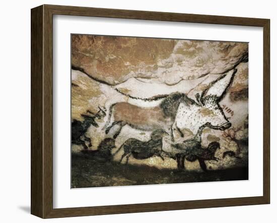 The Cave of Lascaux-null-Framed Art Print