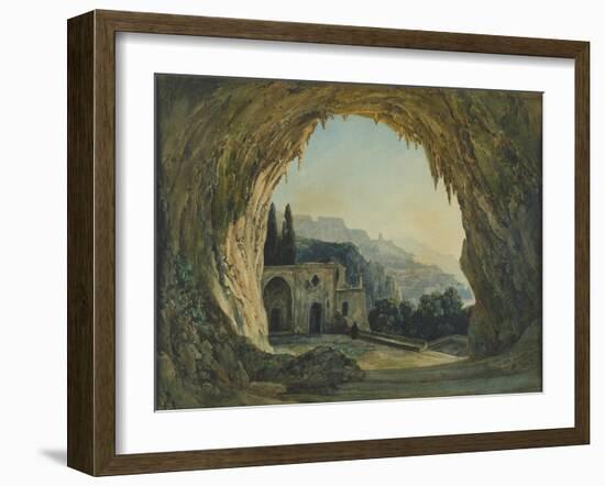 The Cave of the Capuchins in Amalfi, Italy-null-Framed Giclee Print