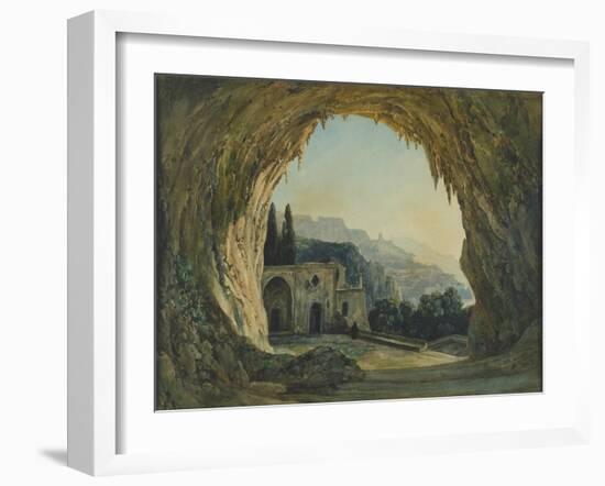 The Cave of the Capuchins in Amalfi, Italy-null-Framed Giclee Print