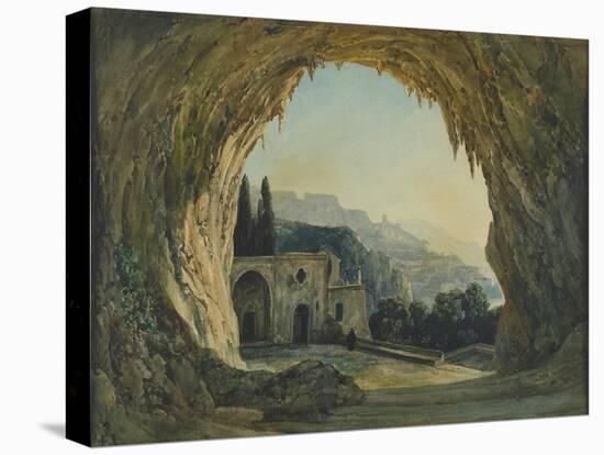 The Cave of the Capuchins in Amalfi, Italy-null-Stretched Canvas