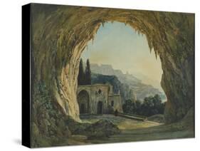 The Cave of the Capuchins in Amalfi, Italy-null-Stretched Canvas