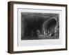 The Cave of the School of the Prophets, 1841-J Sands-Framed Giclee Print