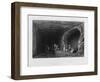 The Cave of the School of the Prophets, 1841-J Sands-Framed Giclee Print