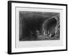 The Cave of the School of the Prophets, 1841-J Sands-Framed Giclee Print