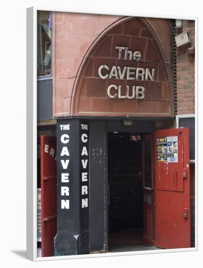 The Cavern Club, Matthew Street, Liverpool, Merseyside, England, United Kingdom, Europe-Ethel Davies-Framed Photographic Print