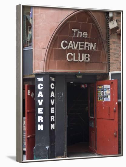 The Cavern Club, Matthew Street, Liverpool, Merseyside, England, United Kingdom, Europe-Ethel Davies-Framed Photographic Print