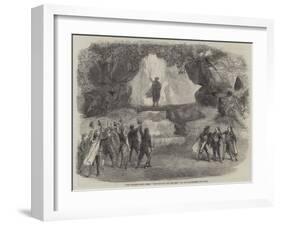 The Cavern Scene from The Miller and His Men, at the Haymarket Theatre-null-Framed Giclee Print