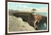 The Caves at Sunset Cliffs-null-Framed Art Print