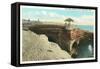 The Caves at Sunset Cliffs-null-Framed Stretched Canvas