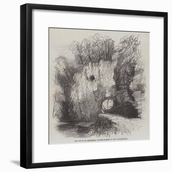 The Caves of Jedburgh, Hiding-Places of the Covenanters-Samuel Read-Framed Giclee Print