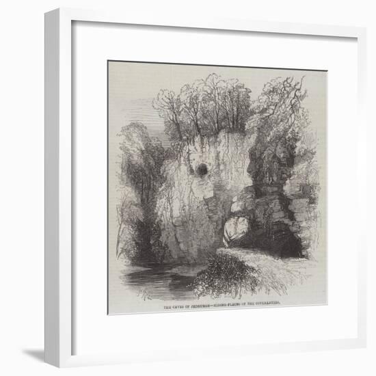 The Caves of Jedburgh, Hiding-Places of the Covenanters-Samuel Read-Framed Giclee Print