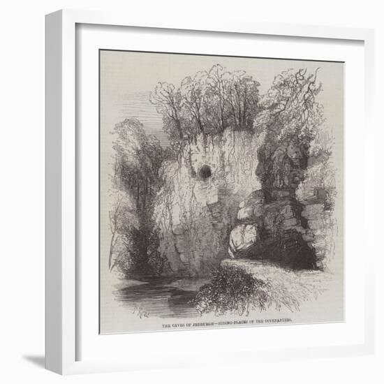 The Caves of Jedburgh, Hiding-Places of the Covenanters-Samuel Read-Framed Giclee Print