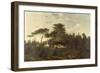 The Cedar of Lebanon in the Jardin des Plantes-Jean Pierre Louis L.. Houel-Framed Giclee Print