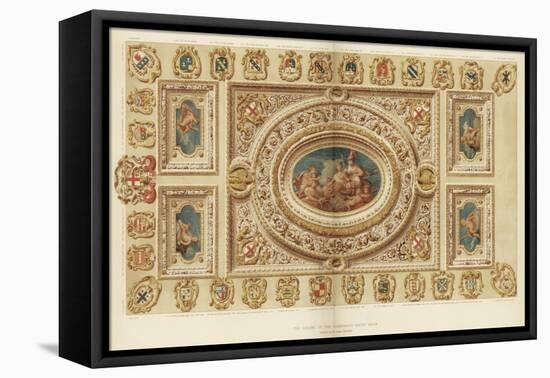 The Ceiling of the Aldermen's Court Room, Guildhall, City of London, 18th Century-James Thornhill-Framed Stretched Canvas