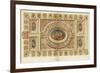 The Ceiling of the Aldermen's Court Room, Guildhall, City of London, 18th Century-James Thornhill-Framed Giclee Print