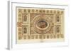 The Ceiling of the Aldermen's Court Room, Guildhall, City of London, 18th Century-James Thornhill-Framed Giclee Print