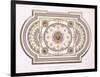 The Ceiling of the Music Room, from 'Works in Architecture', Volume Ii, 1779 (Print)-Robert Adam-Framed Giclee Print