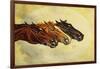 The Celebrated Race Horses 'Henry of Navarre', 'Monitor' and 'Dominoe'-Henry Stull-Framed Giclee Print
