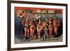 The Celebrated Stirk Family: Wallace Shows-null-Framed Art Print