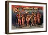 The Celebrated Stirk Family: Wallace Shows-null-Framed Art Print