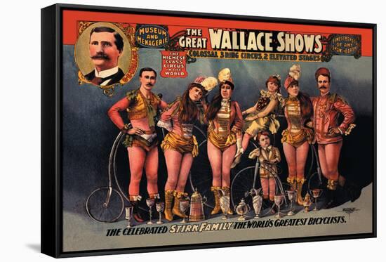 The Celebrated Stirk Family: Wallace Shows-null-Framed Stretched Canvas