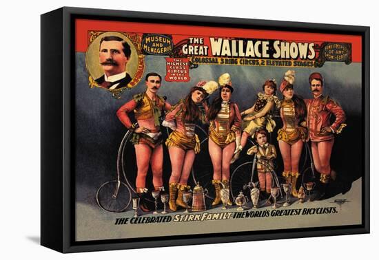 The Celebrated Stirk Family: Wallace Shows-null-Framed Stretched Canvas
