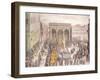 The Celebration of Flatteries (Festa Degli Omaggi) in Piazza Della Signoria in Florence-null-Framed Giclee Print