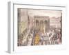 The Celebration of Flatteries (Festa Degli Omaggi) in Piazza Della Signoria in Florence-null-Framed Giclee Print