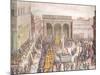 The Celebration of Flatteries (Festa Degli Omaggi) in Piazza Della Signoria in Florence-null-Mounted Giclee Print