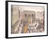 The Celebration of Flatteries (Festa Degli Omaggi) in Piazza Della Signoria in Florence-null-Framed Giclee Print